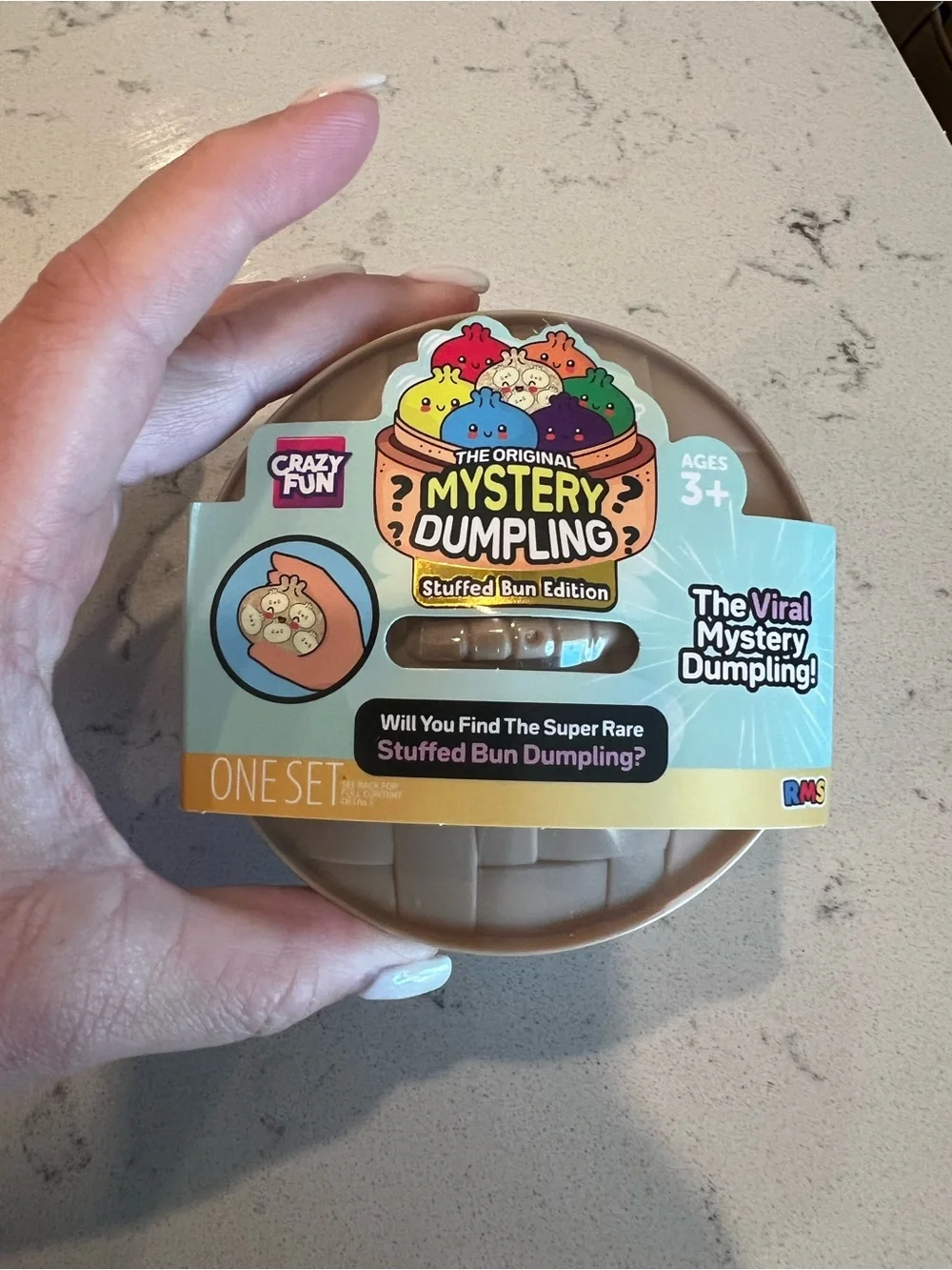 NWT Authentic Five Below Squishy Mystery Dumpling - Stuffed Bun Edition